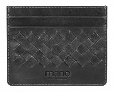 Портмоне для кредитных карт, черный Mano "Don Luca"