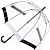 Зонт женский трость (ЧерныйБелый) Fulton